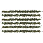 WeRChristmas Pre-Lit Connectable Garland, Multi-Function LED Lights, Green, 54 feet/16.2m