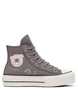 Converse Womens Lift Hi Top Trainers - Off White