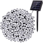 Utomhus Solar String Lights, 20M 200 LED Vattentät Solar Jul String Lights 8 Lägen Dekorativ för Trädgård Uteplats Träd Staket Hem Party Sunmostar