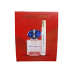 Giorgio Armani - MY WAY - Eau De Parfum 50ml + 10ml Travel Spray Gift Set ✅️