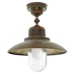 Moretti Luce Laadukas, messinkinen Torino-kattovalaisin - IP44