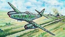 Messerchmitt Me 262 A-2a 1:3 2 Plastique Model Kit Trumpeter