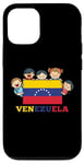 Coque pour iPhone 12/12 Pro Enfants Venezuela Drapeau Mois du patrimoine hispanique