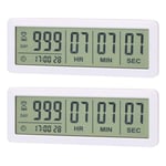 2X Big Digital Countdown Days Timer Clock - 999 Days Count Down Clock Timereff