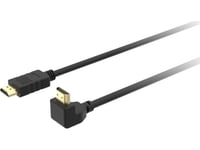 Ssupd Meshroom Hdmi 2.0-Kabel - 90 Graders Vinklad, 4K, 2M, Svart