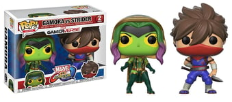 Pop Games Marvel vs. Capcom Gamora vs Strider 2 pack figure Funko 27766