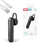 Bluetooth Wireless Headset Earpiece Speakerphone For oneplus Open + Cable