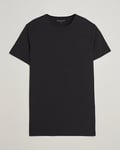 Derek Rose Pima Cotton Crew Neck T-Shirt Black