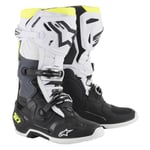 Crosstövlar alpinestars - Tech 10 svart vit neongul 43