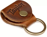 Taylorware Taylor Key Ring w/Pick Holder - Medium Brown Nubuck