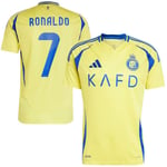 Al Nassr Hjemmedrakt 2024/25 Ronaldo 7 - adidas, størrelse Medium