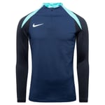 Nike Treningsgenser Dri-fit Strike 24 Drill - Navy/sort/turkis/hvit Barn, størrelse XS: 122-128 cm