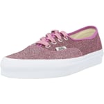 Vans Classic UA Authentic Pink Glitter Trainers