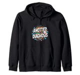 Anotter Diagnosis - Funny Otter Doctor Hospital Animal Pun Zip Hoodie