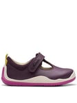 Clarks Baby First Roller Bright Pre Walker Shoe, Purple, Size 5.5 Younger