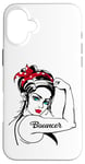 iPhone 16 Plus Female Bouncer Rosie The Riveter Pin Up Girl Case