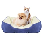 XiYou Pets Beds Nest, Kennel Small Dog Medium Dog Mat Dog Dog House Supplies, a Variety of Options,Blue,X Large