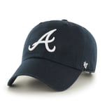 MLB Atlanta Braves Casquette Basecap de Baseball Cleanup Navy Logo 053838503007