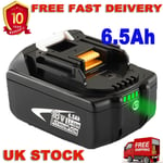 For Makita BL1860B 18V 6.5Ah LXT Li-ion NEWEST Makstar Battery Pack BL1850 1840