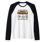 Schedule RC Pilot Aviation RC Airplane Raglan Baseball Tee