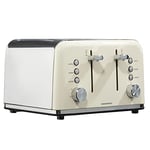 Daewoo Cream 4 Slice Toaster