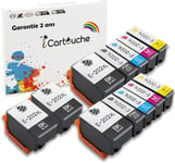 Compatible Pack de 12 Cartouches d'encre pour Epson 202XL / C13T02G14010 (4BK / 2PBK / 2C / 2M / 2Y) pour Epson Expression Premium XP-6000 XP-6005 XP-6100 XP-6105