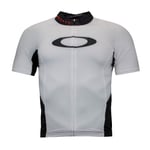 Oakley Jawbreaker Road Jersey Cycling Zip Up T-Shirt White - Mens - Size Small