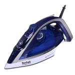 3121040077184 Tefal Ultimate Pure FV6812E0 iron Steam iron 2800 W Blue, Silver T