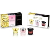 VERSACE Mini Fragrance Gift Set For Her 3x5ml Yellow Diamond Bright Crystal Noir