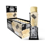 Warrior Crunch Mini (Snacksize) – Protein Bars – 9g+ Protein Per Bar – Low Carb, Low Sugar Snack – 24 Pack x 32g (White Chocolate)