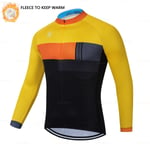 Raudax-Veste De Cyclisme Thermique À Manches Sulfpour Homme,Maillot Pro,Kit De Cyclisme,Smile,Hiver,2023