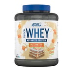 Applied Nutrition Critical Whey Protein Powder 2kg - High Protein Powder, Protein Milkshake, Muscle Building Supplement with BCAAs & Glutamine (2kg - 67 Servings) (Carrot Cake)