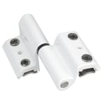 Paumelle universelle - aluminium - blanc - 9800 D - GRIP FAPIM