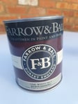 Farrow and Ball paint Estate eggshell. 750ml. Lime WHITE. New. Silk Finish