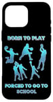 Coque pour iPhone 16 Pro Max Idée de basket-ball amusante pour garçons et adolescents