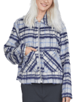 Sisters Point Ezula Plaid Check Jacket, Asphalt/Multi