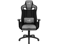 Aerocool Earl Aerosuede, Universal Gaming-Stol, 150 Kg, 125 Kg, Sort, Stål, Stål