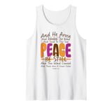 Peace Be Still, Jesus Calms The Sea King James Bible Verse Tank Top