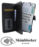 Skimblocker XL Magnet Fodral Samsung Galaxy Note 10 Lite (N770F) (Svart)