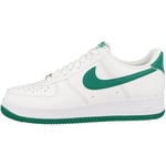 NIKE Homme Air Force 1 '07 Sneaker, Blanc Malachite Blanc, 41 EU