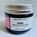 The Body Shop Vitamin E Night Nourishing Face Cream 50ml Vegan Improved Formula