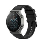 (Huawei GT2:lle 46mmBlack)22mm Virallinen silikonikorvaus Gt2 Pro -rannekkeelle Huawei Watch Gt 2 Pro Sport Alkuperäinen kelloranneke Ranneke Rannekoru vyö|Kellorannekkeet|