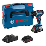 Bosch Perceuse-visseuse sans fil GSR 18V-90 C Bosch, 2 ProCORE18V 4.0Ah, chargeur et BT Low-Energ. Mod.