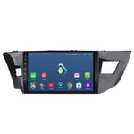 Car Stereo 2 Din Android In-Dash Audio Head Unit 10.1'' Touchscreen Wifi Car Info Plug And Play Full RCA SWC Support Carautoplay/GPS/DAB+/OBDII for Toyota Corolla 2012-2016,Type A,4G Wifi 2G+32G