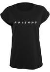 MERCHCODE T-Shirt avec Logo Friends pour Femme