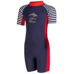 Konfidence Splashy Wetsuit Blue Stripe 4-5 år