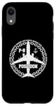 Coque pour iPhone XR P-8 Poseidon Avion militaire style vintage avant et arrière