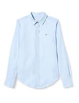 GANT Women's Slim Stretch Oxford Shirt, Light Blue, 42