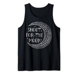 Trendy Fifth Sun Shoot For The Moon Sketch Tank Top