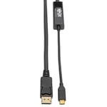 Tripp Lite U444-010-DP USB-C to DisplayPort Active Adapter Cable (M/M)